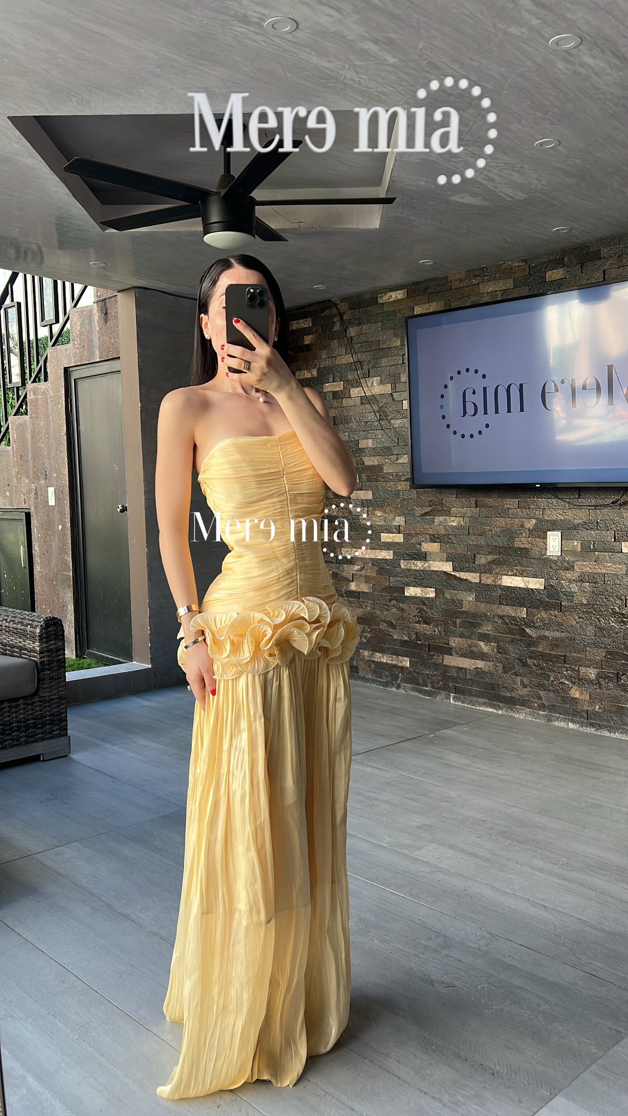Vestido plisado flores