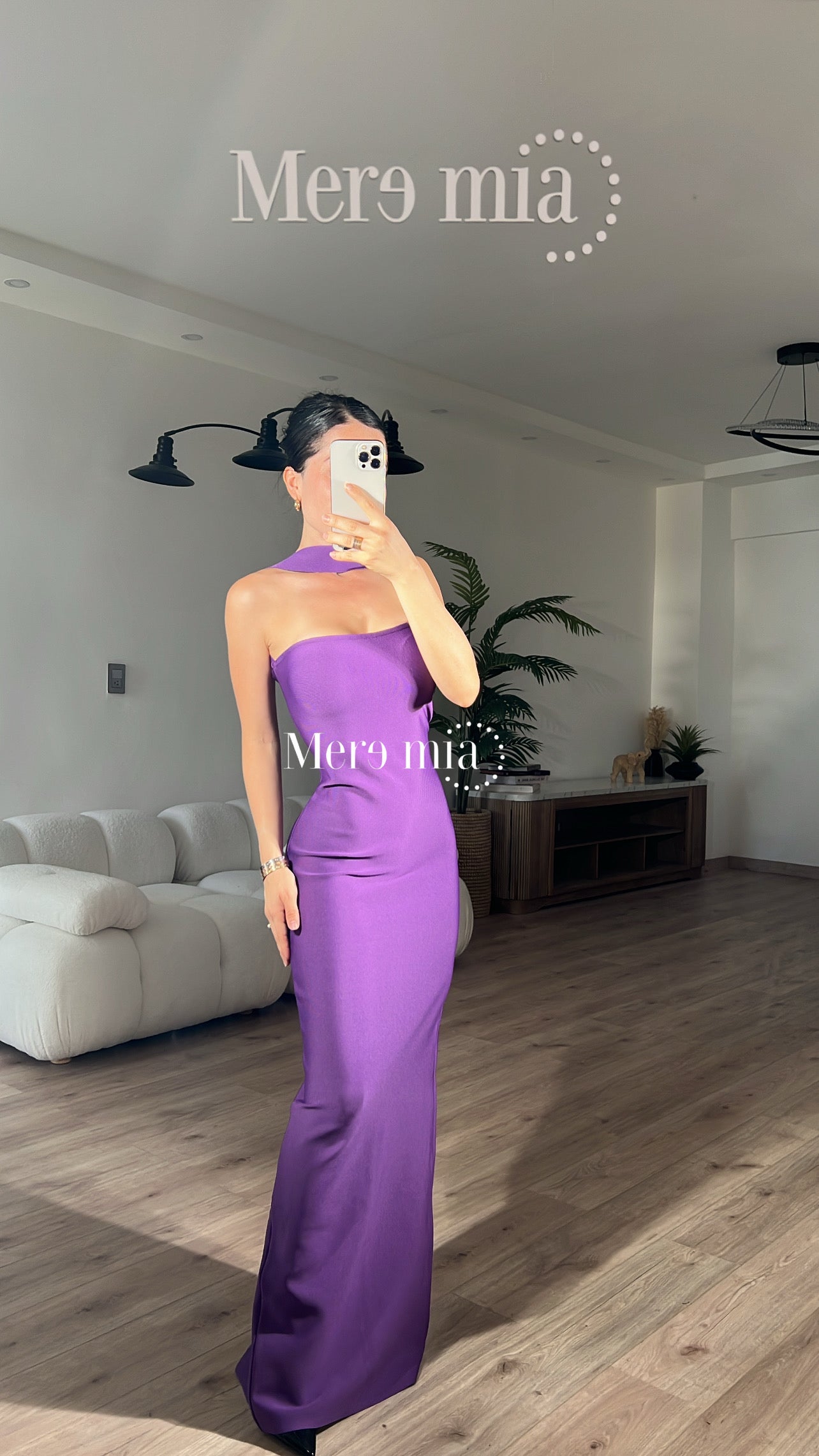 Vestido uva halter