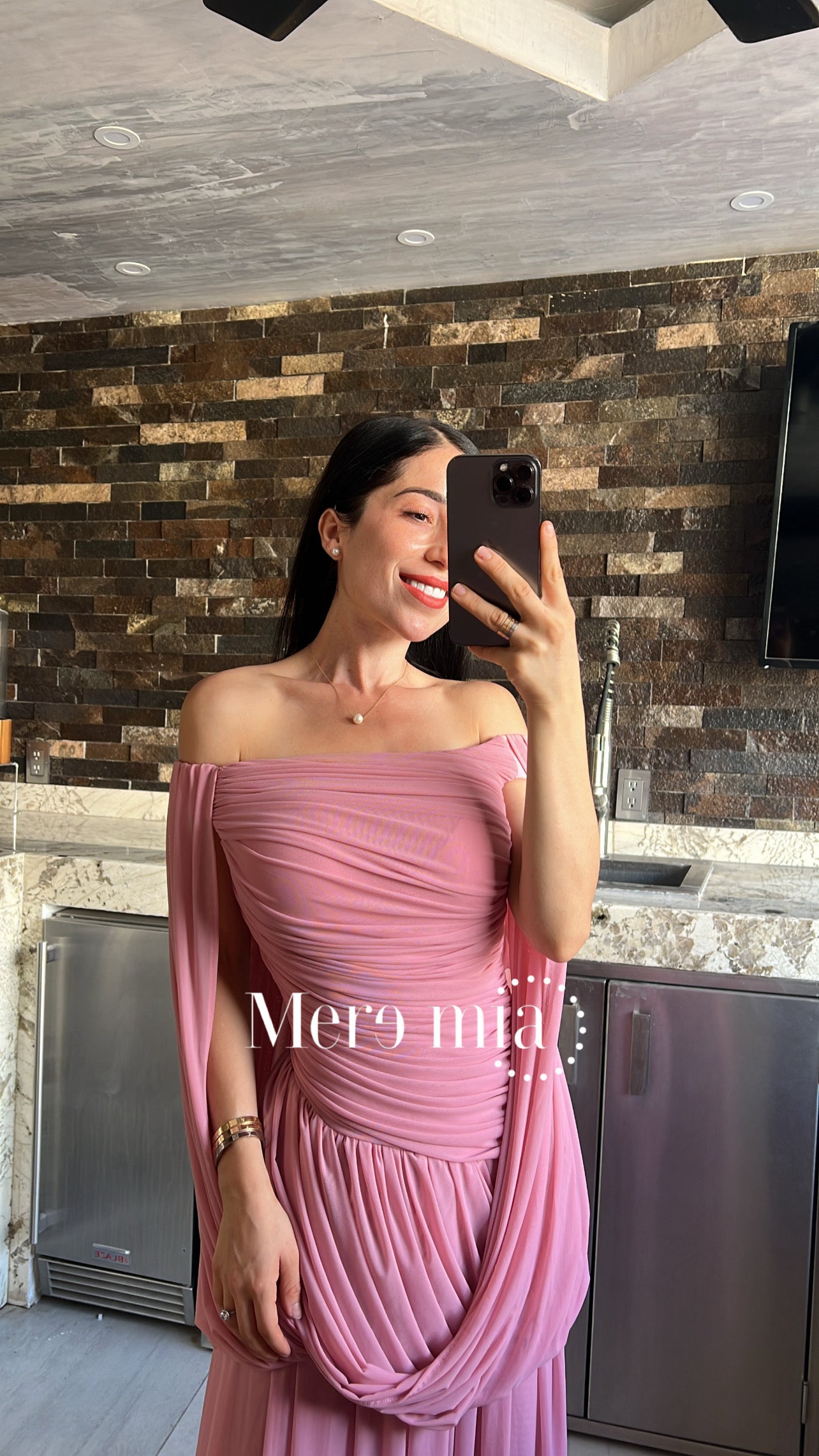 Vestido plisado homb