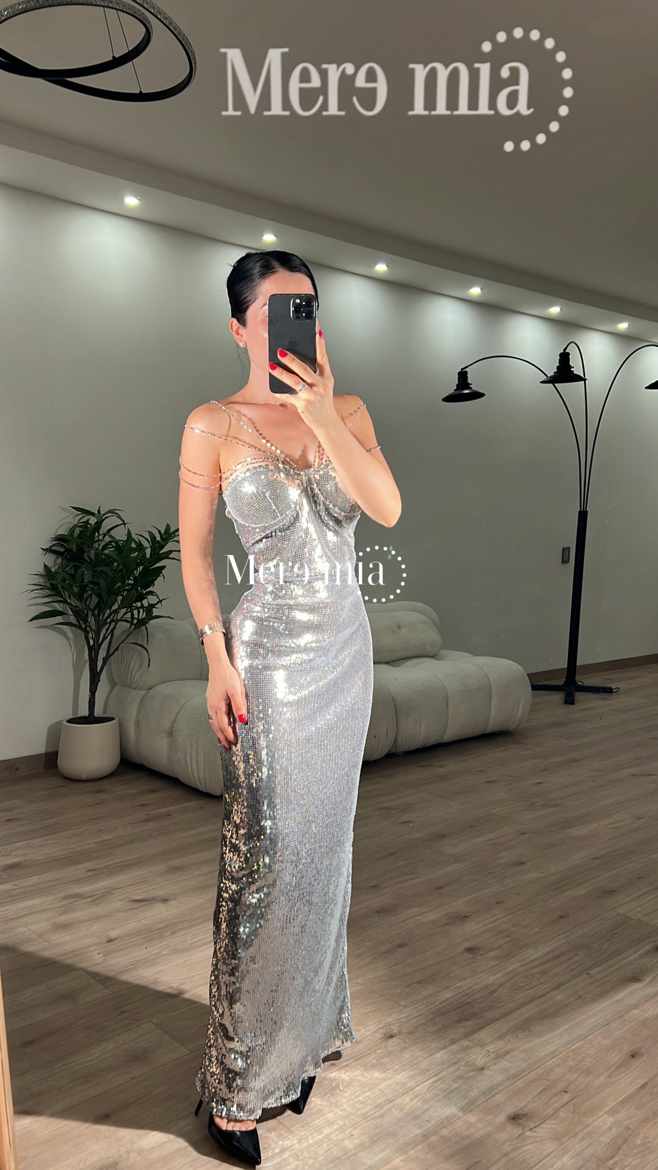 Vestido tirantes cadenas