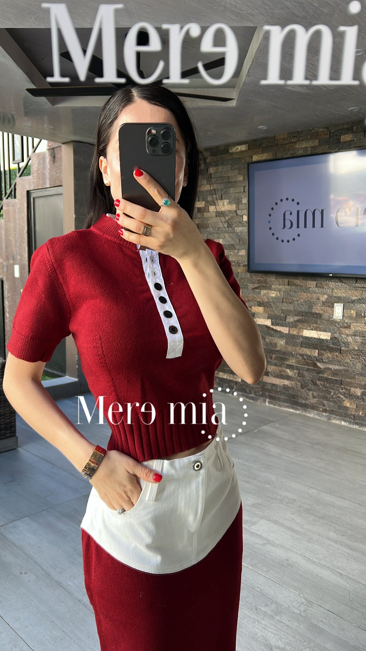 Conjunto mc color mitad