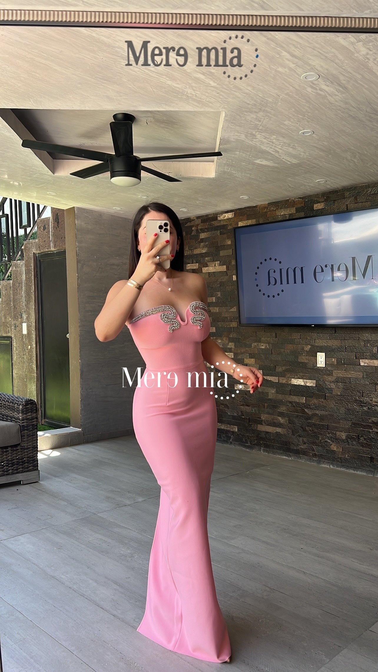 Vestido rosa vib