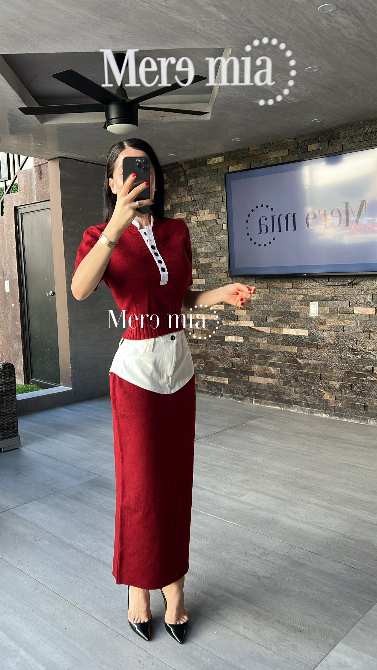 Conjunto mc color mitad