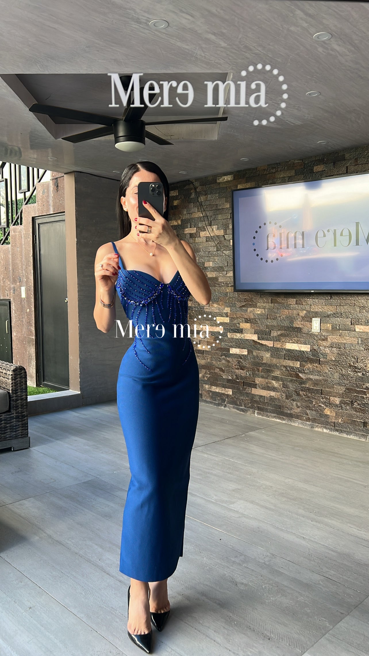 Vestido lent copas