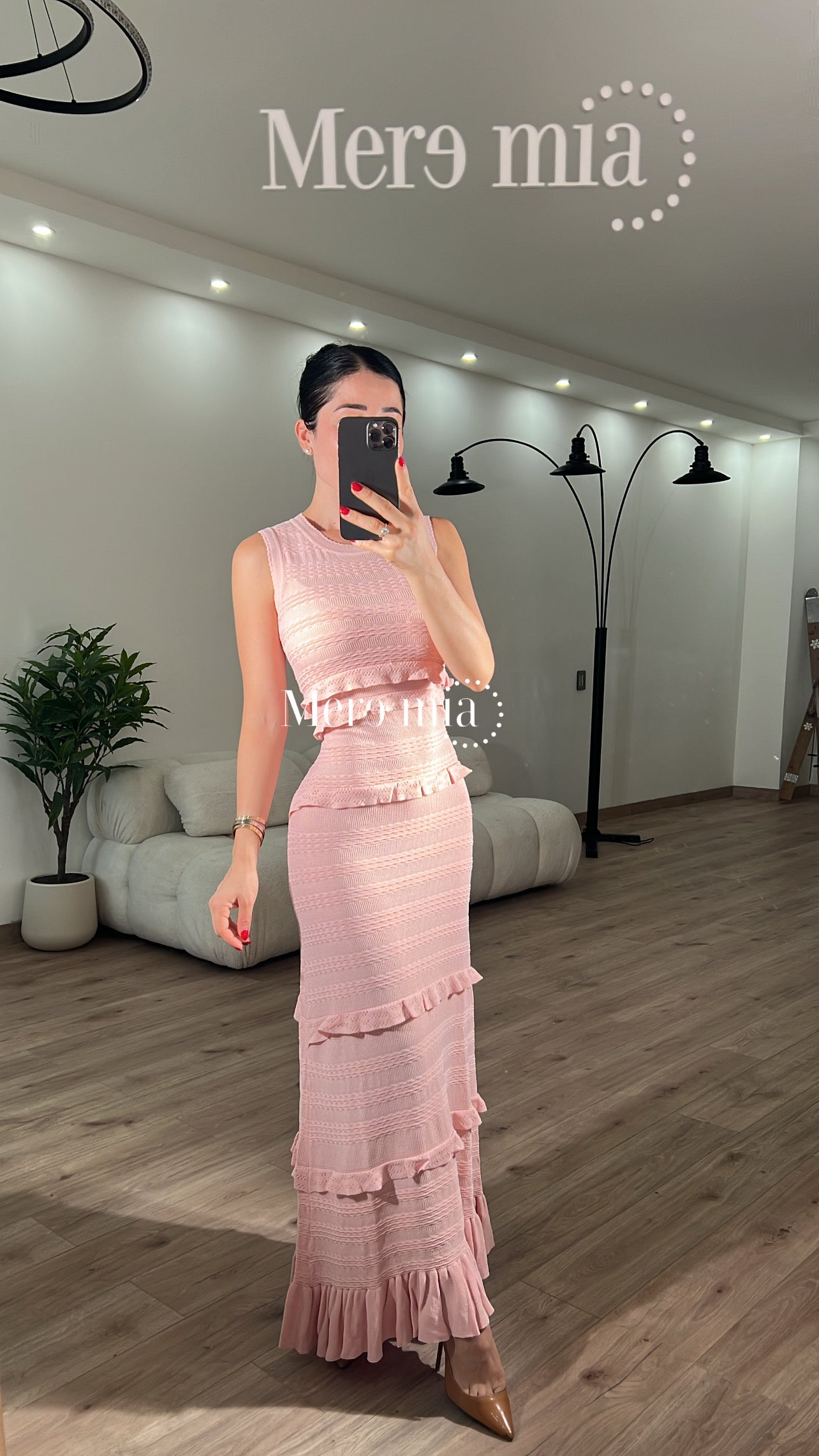 Vestido olanes cortos suelto