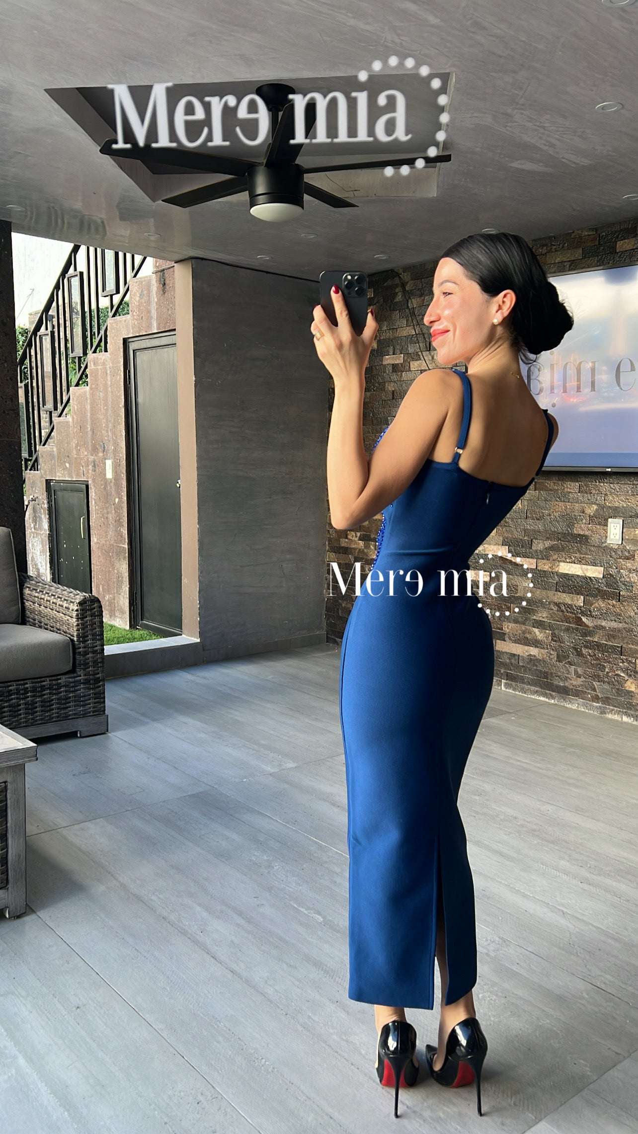Vestido lent copas