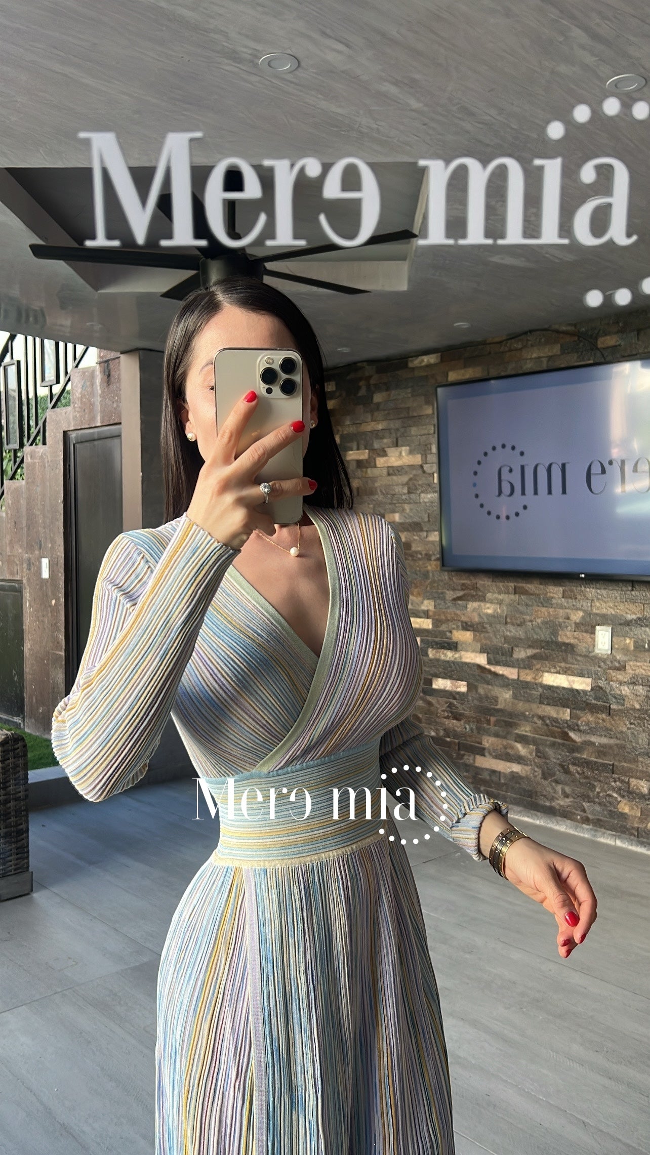 Vestido rayas colores ml