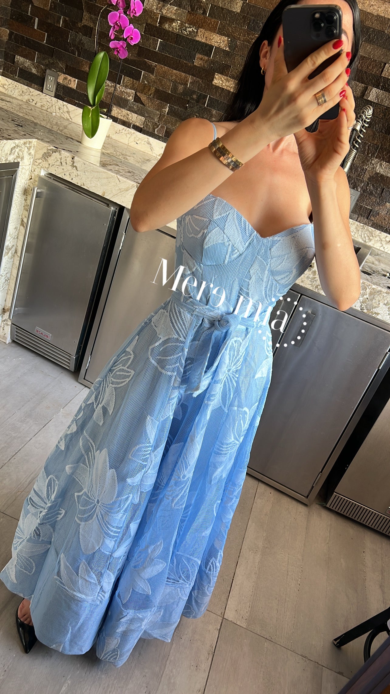 Vestido flores estampado