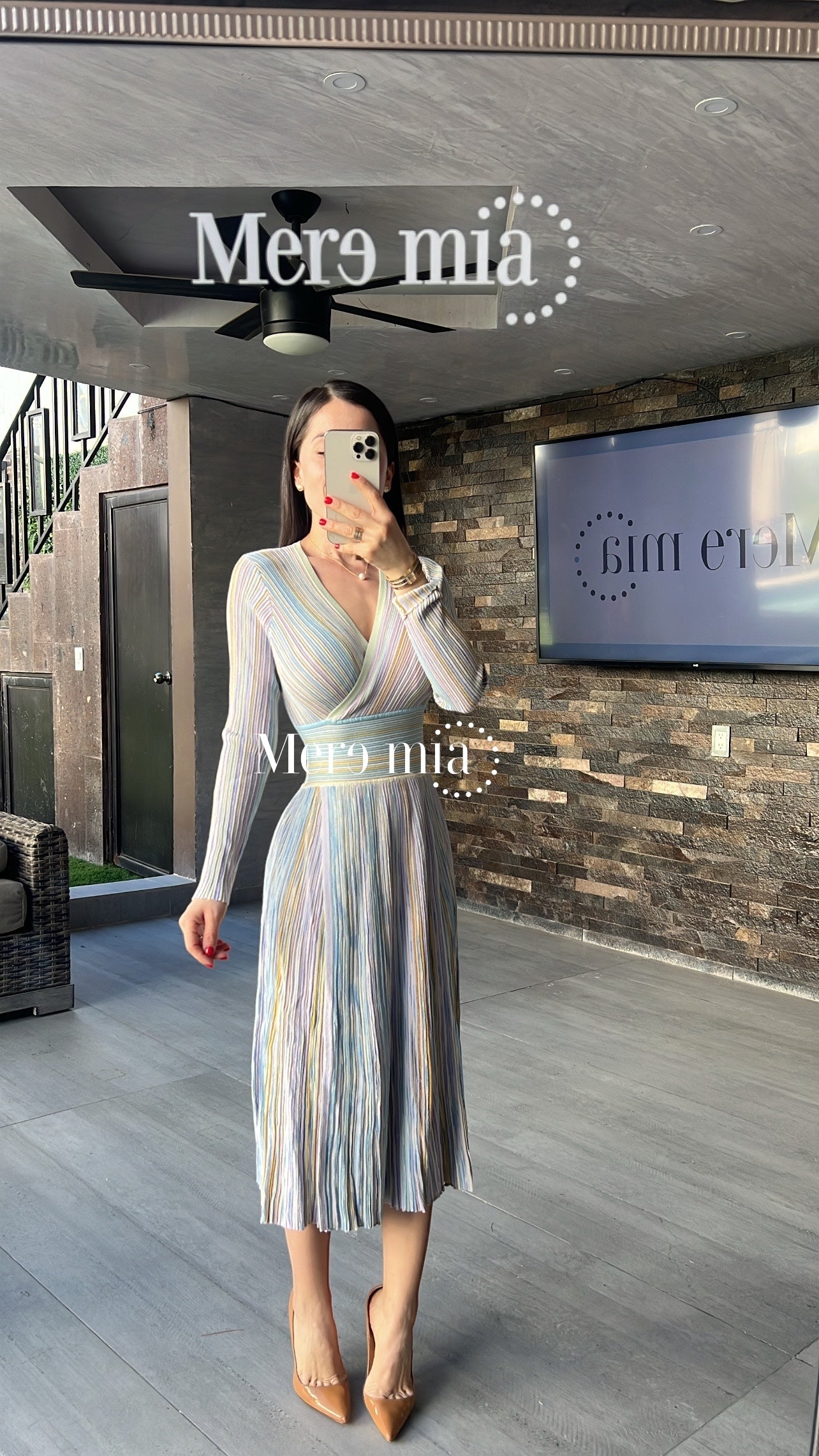 Vestido rayas colores ml