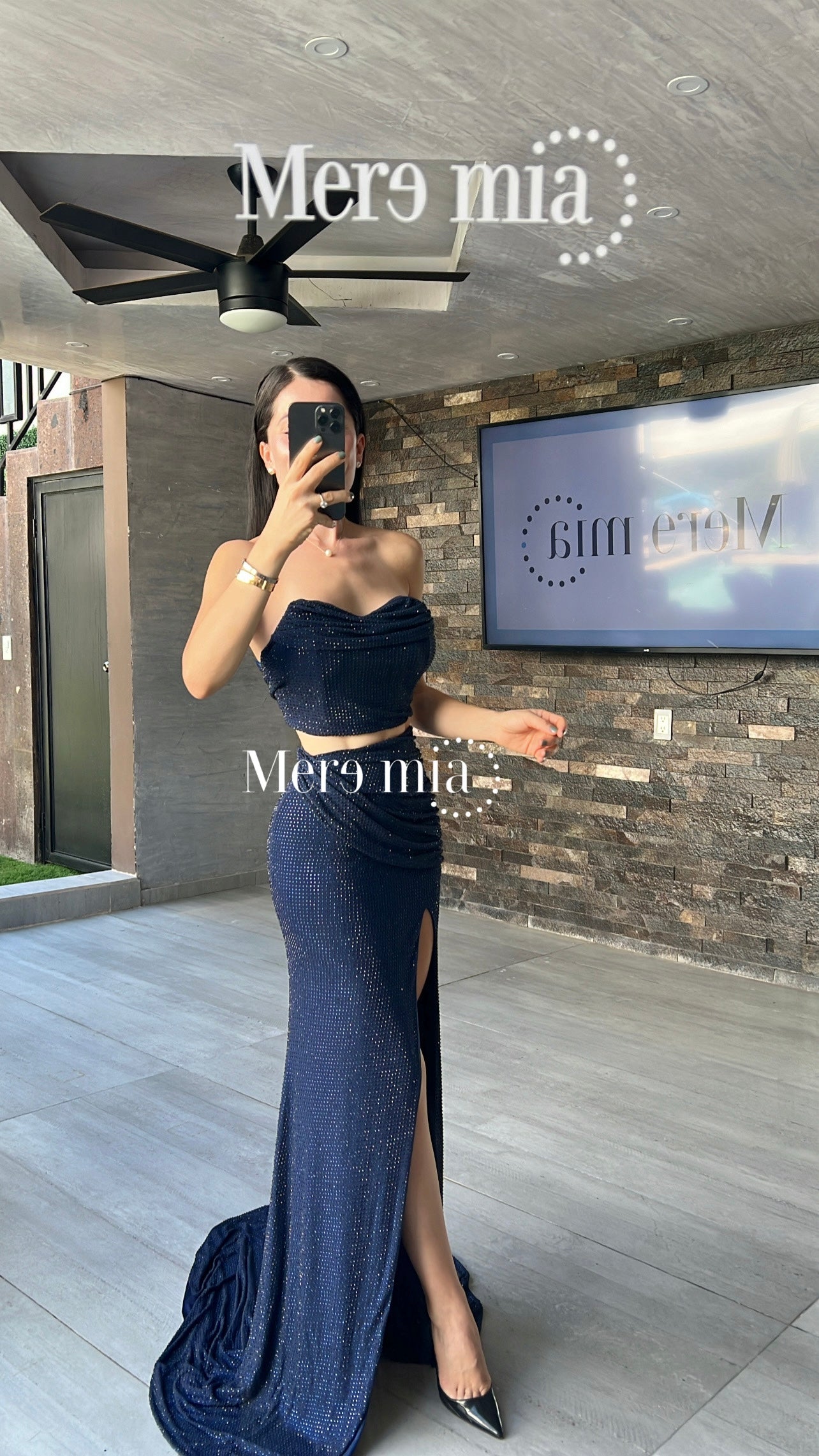 Conjunto azul puntos