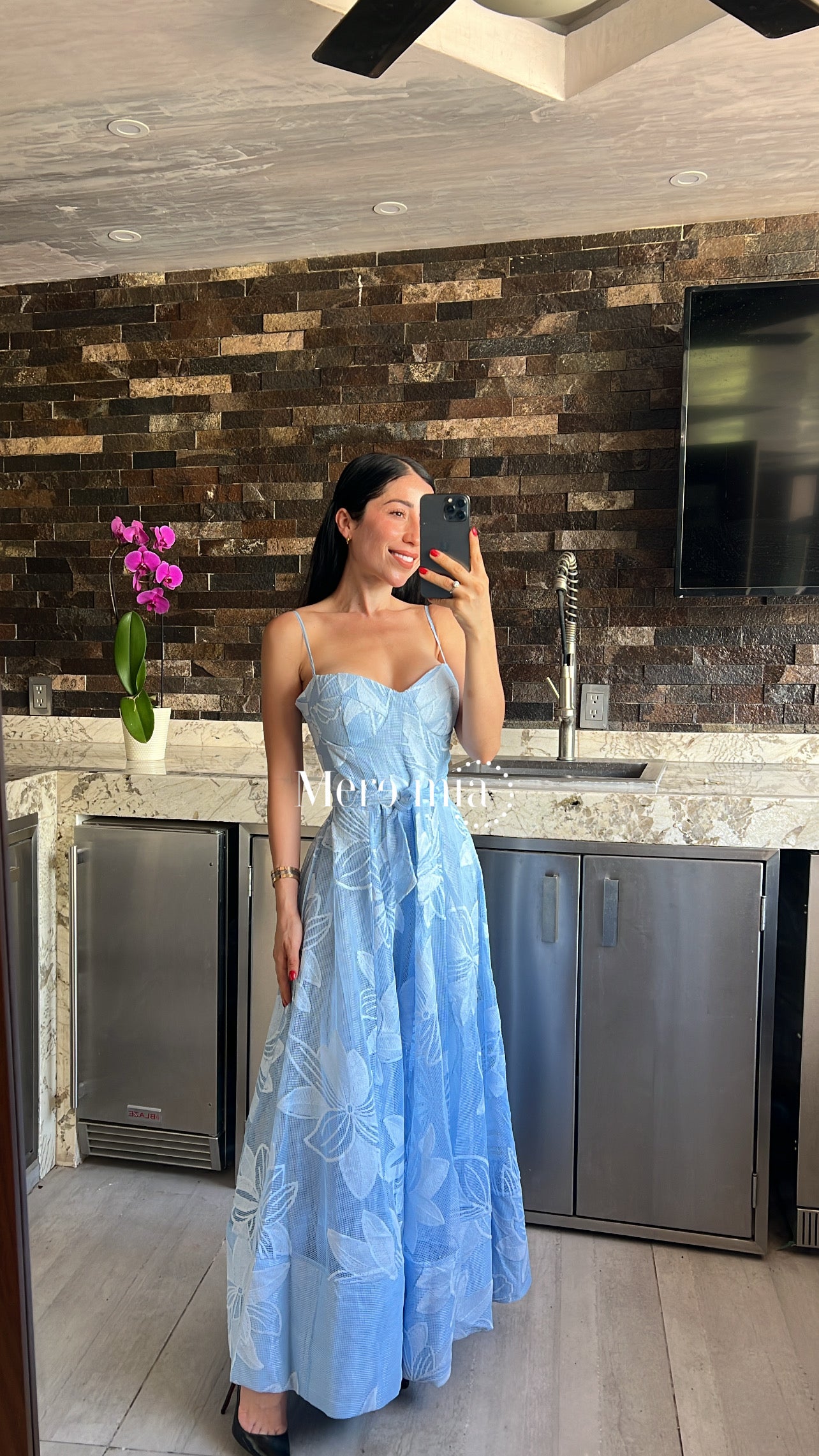 Vestido flores estampado