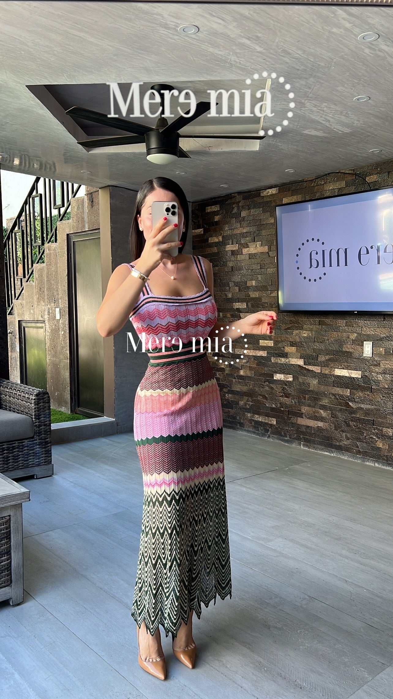 Vestido rayas colores