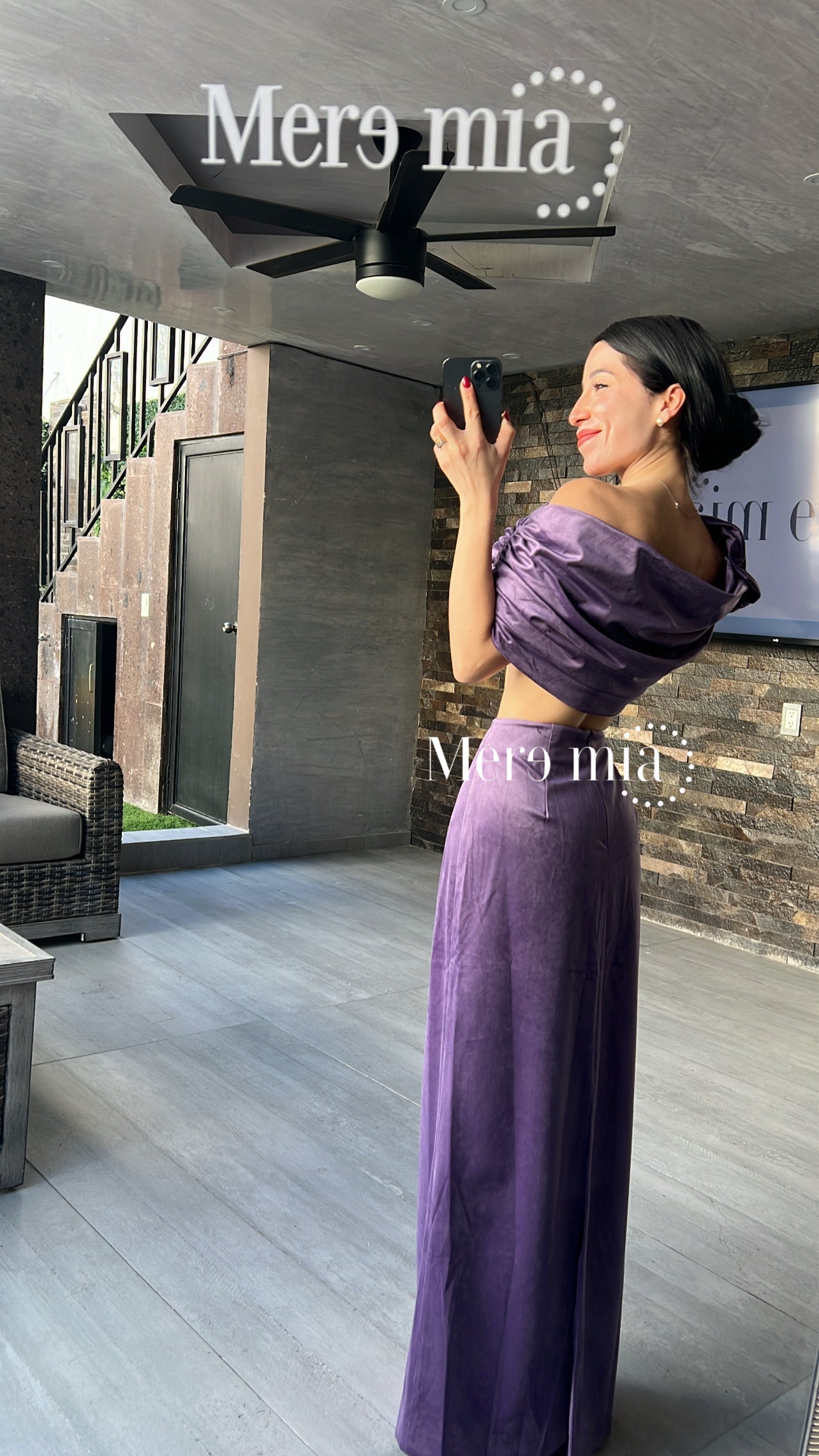 Conjunto top plisado terc