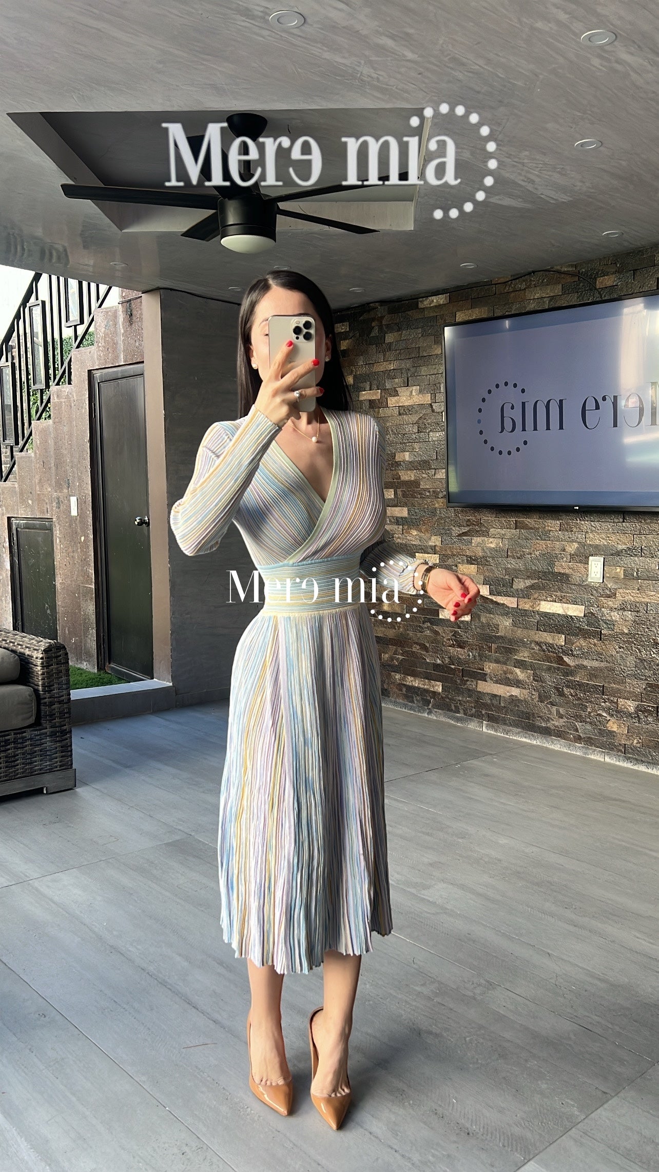 Vestido rayas colores ml