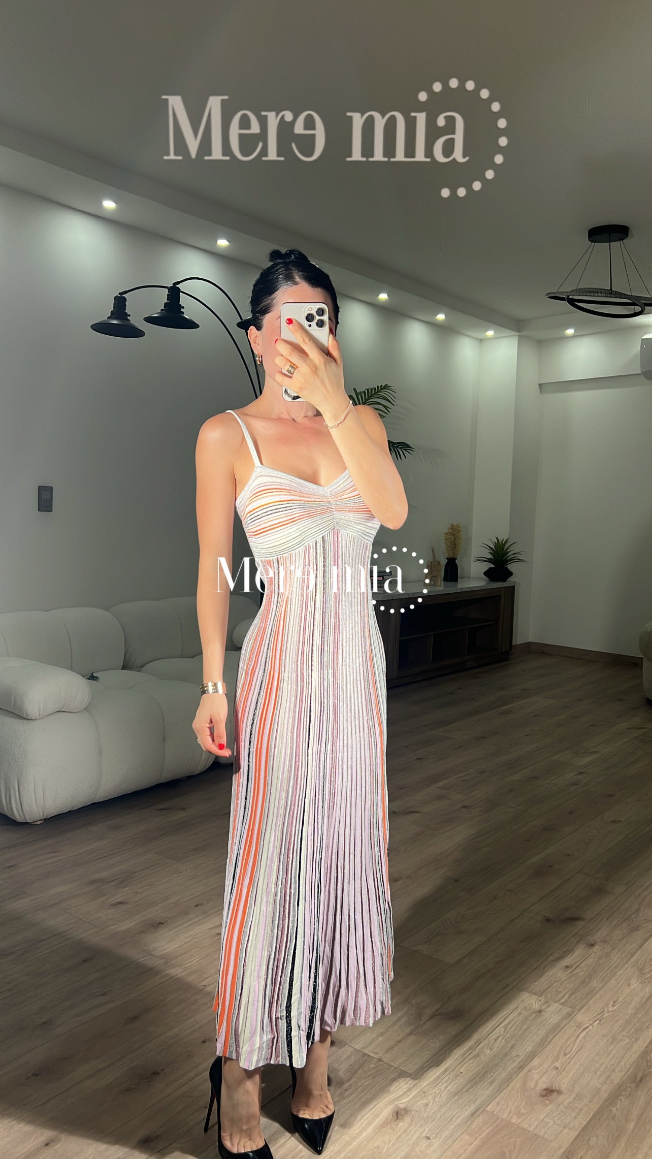 Vestido rayado colores