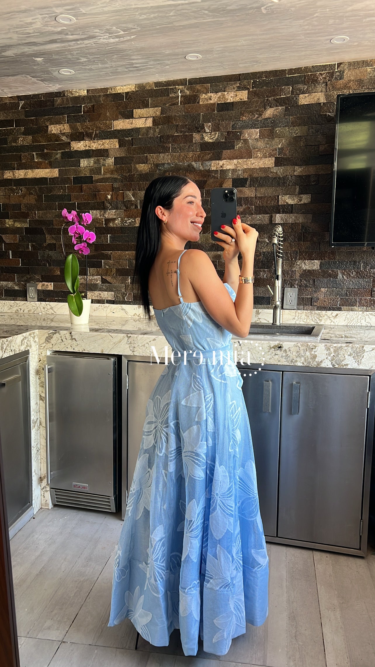 Vestido flores estampado