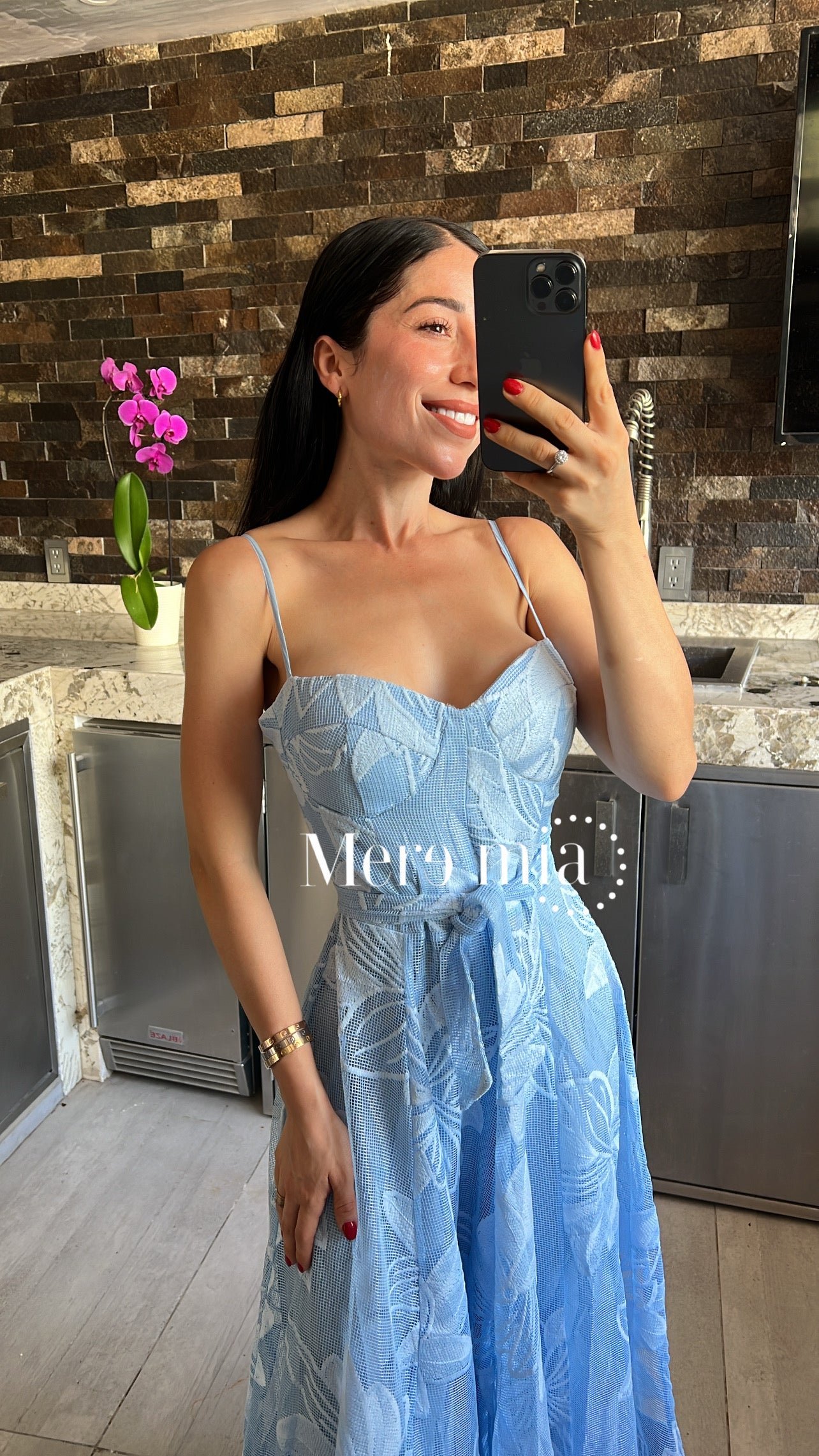 Vestido flores estampado