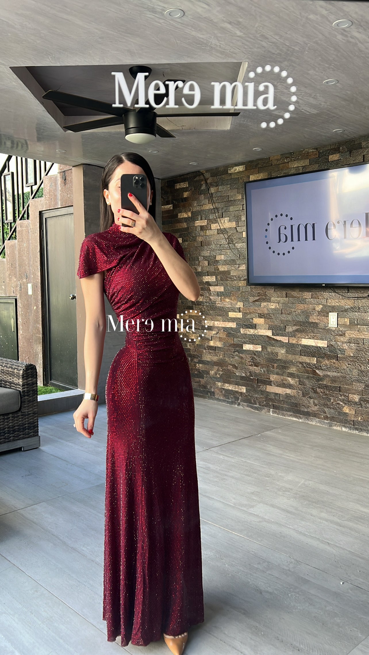 Vestido puntos hoyo mc