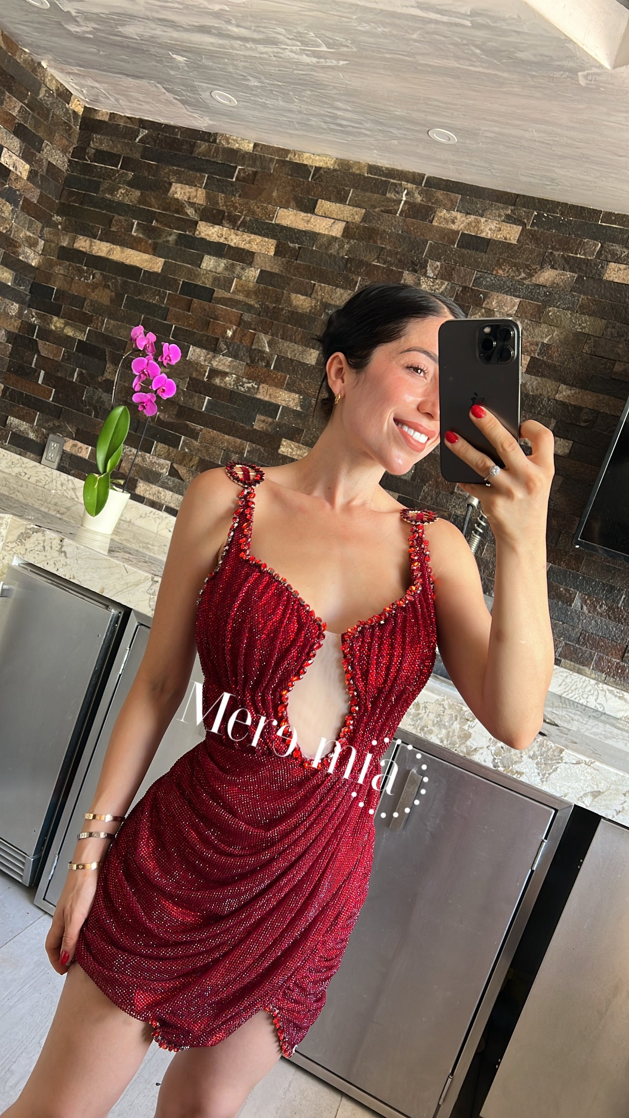 Vestido tinto apl