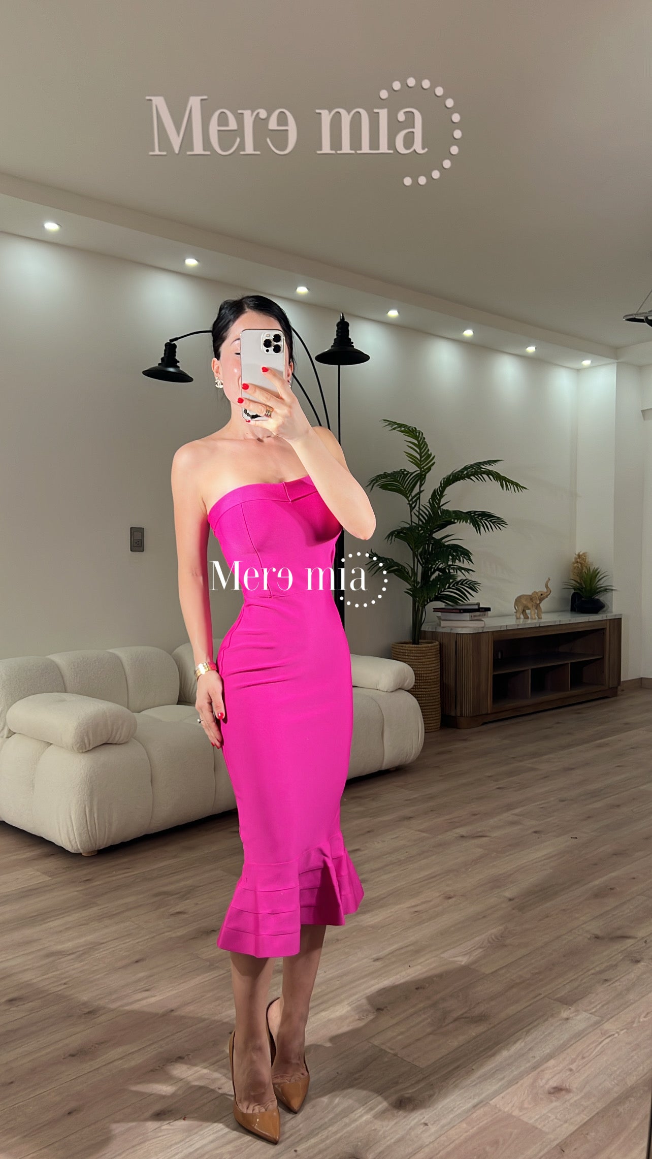 Vestido bugambilia olan