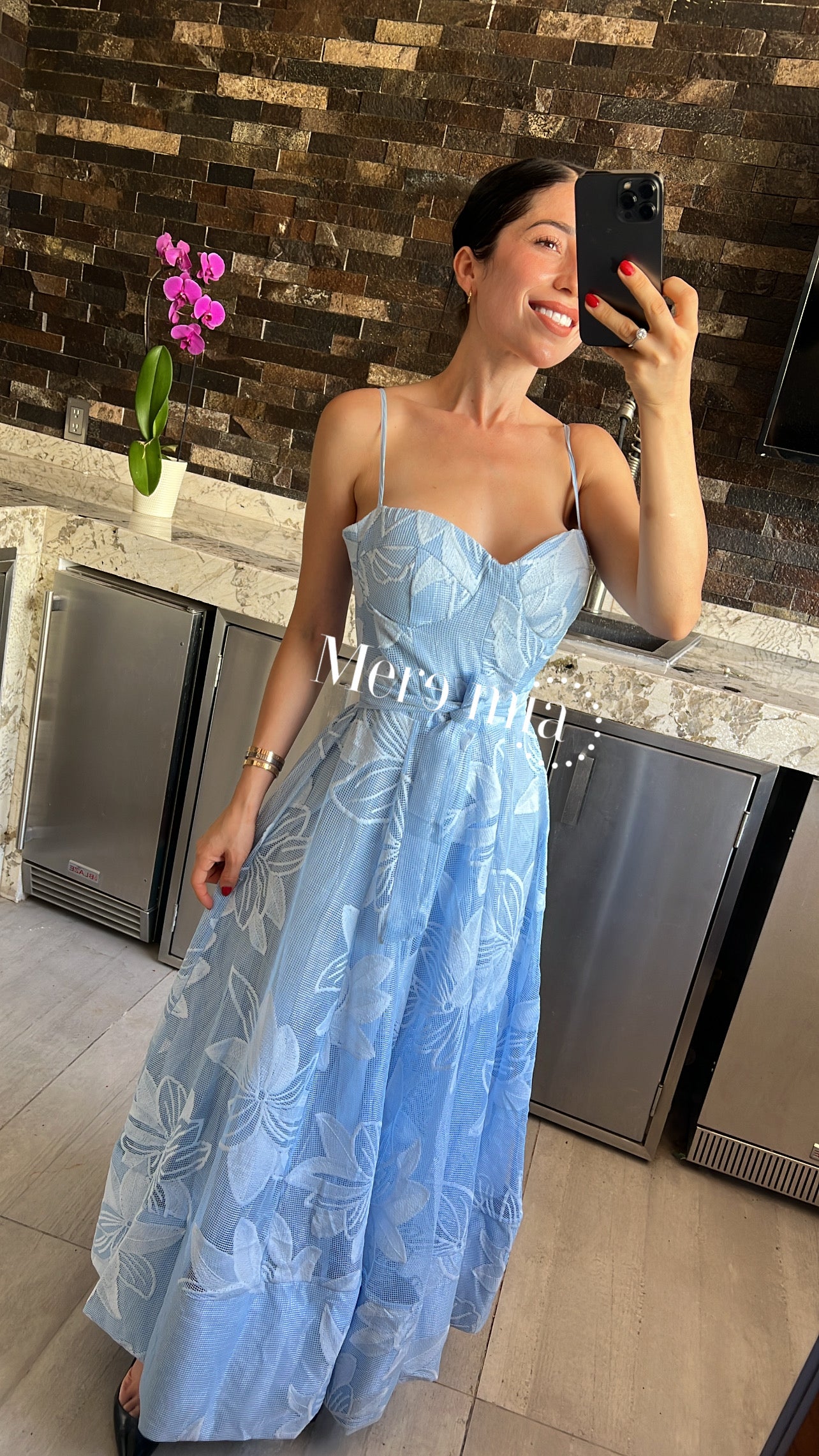 Vestido flores estampado