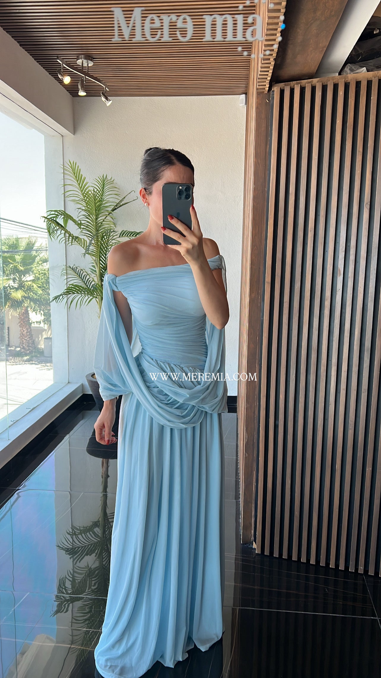 Vestido plisado homb