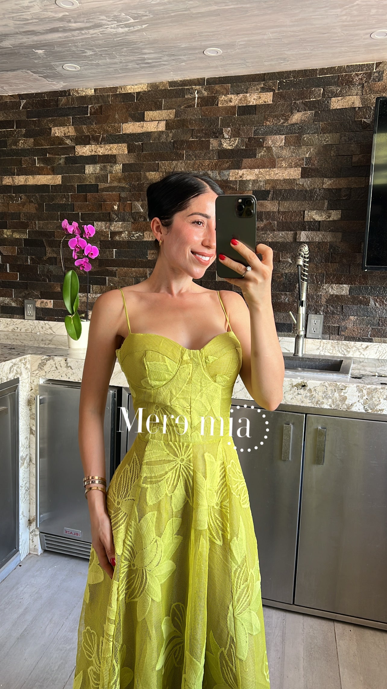 Vestido flores estampado