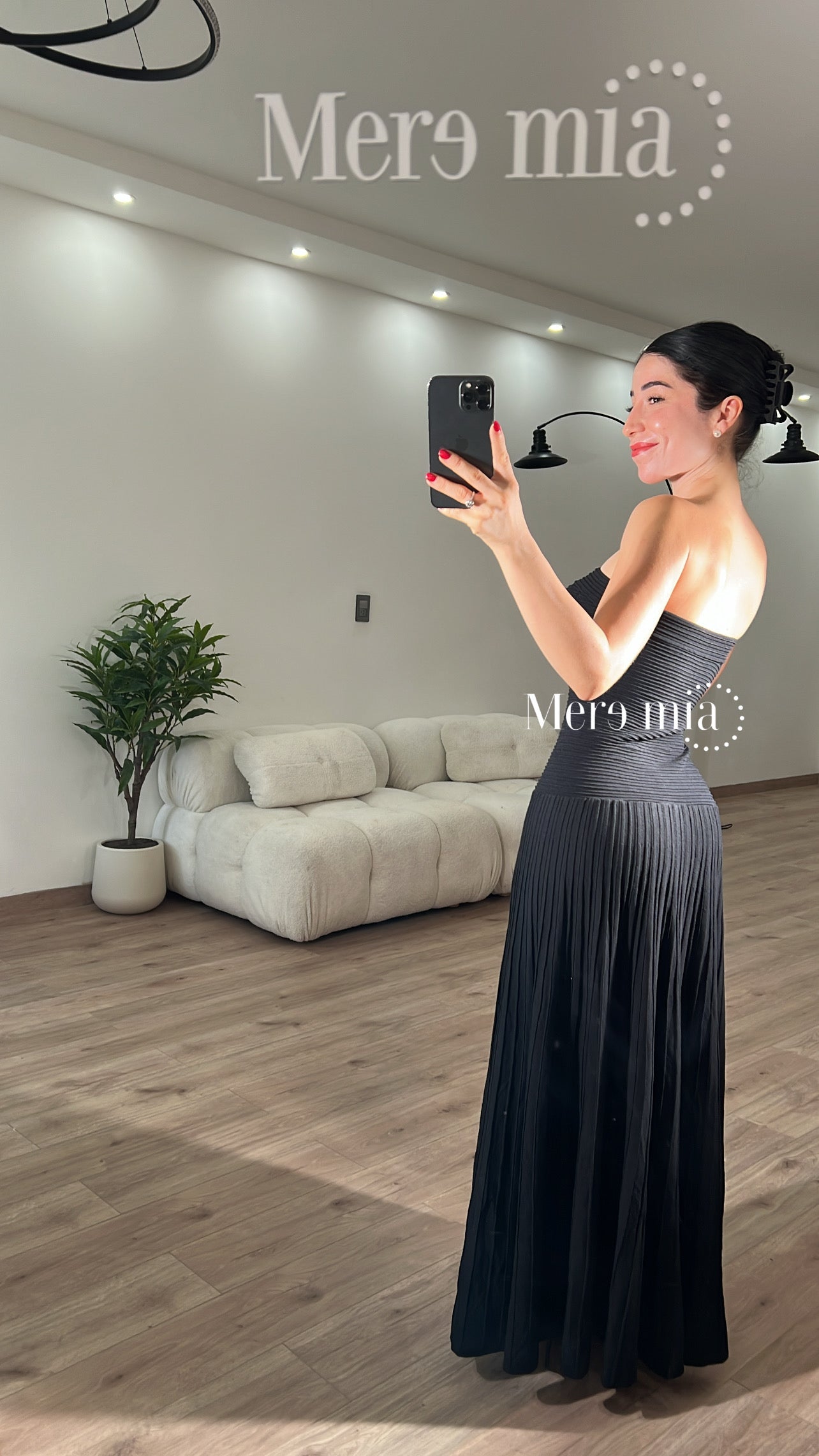 Vestido rayas strapples