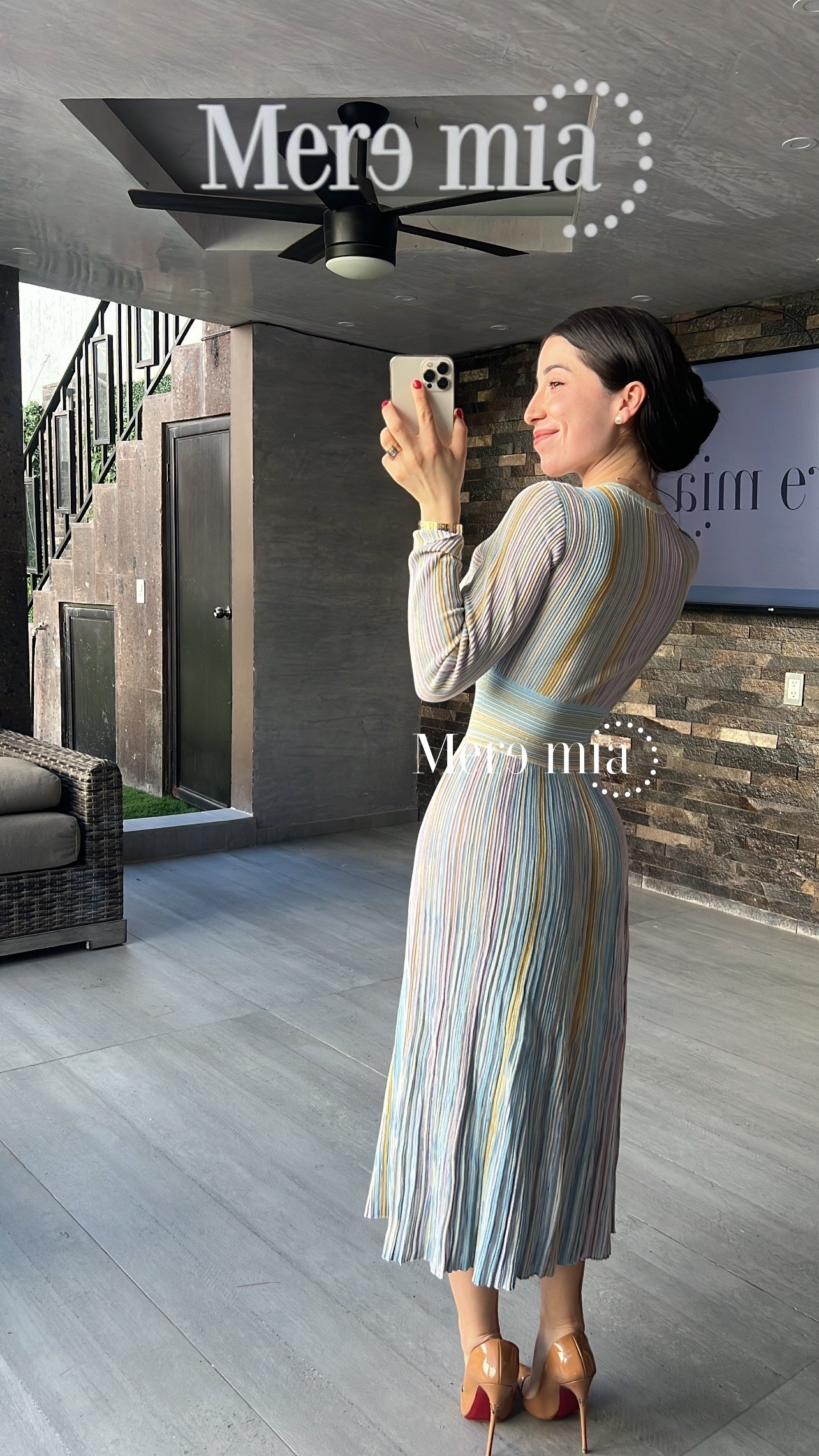 Vestido rayas colores ml