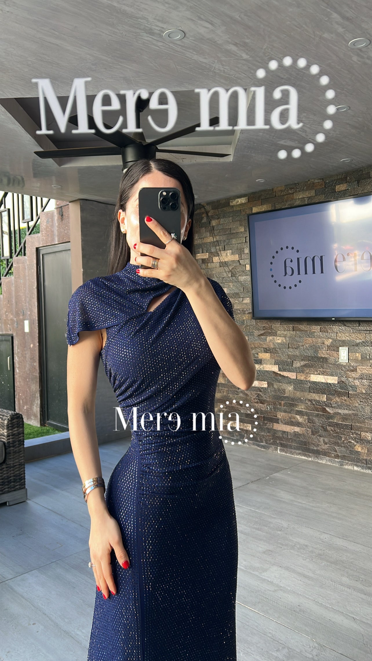 Vestido puntos hoyo mc