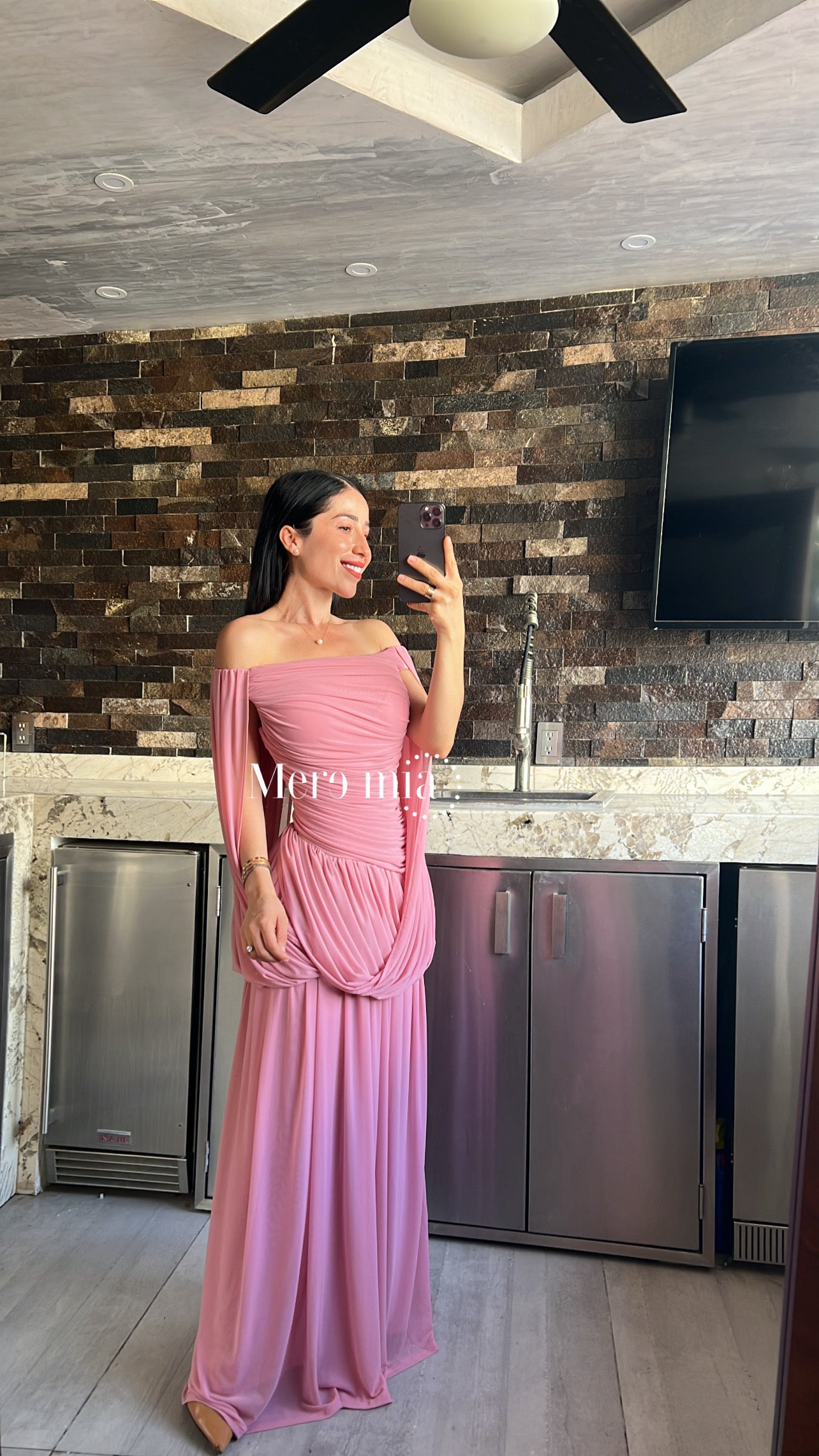 Vestido plisado homb