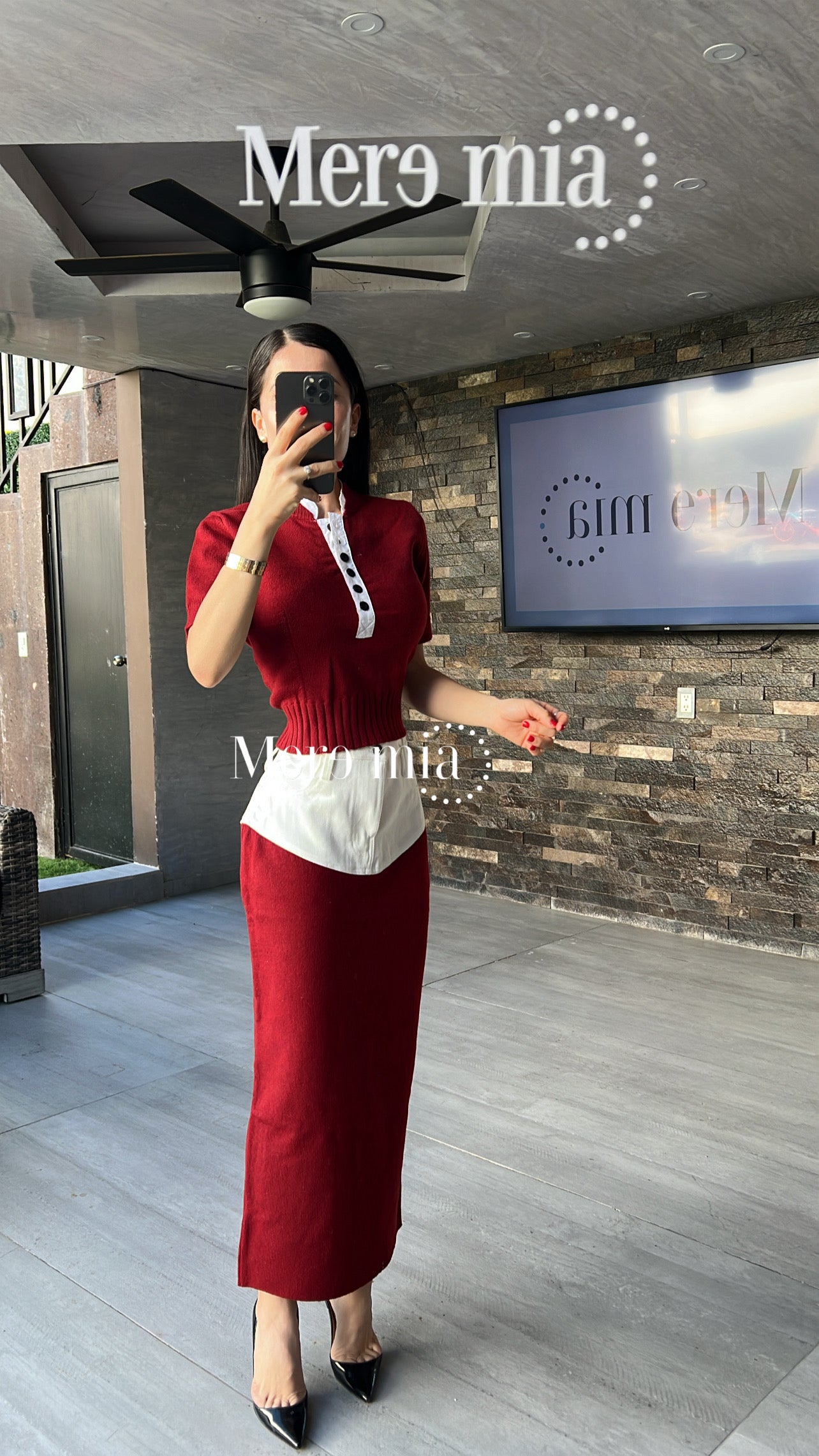 Conjunto mc color mitad