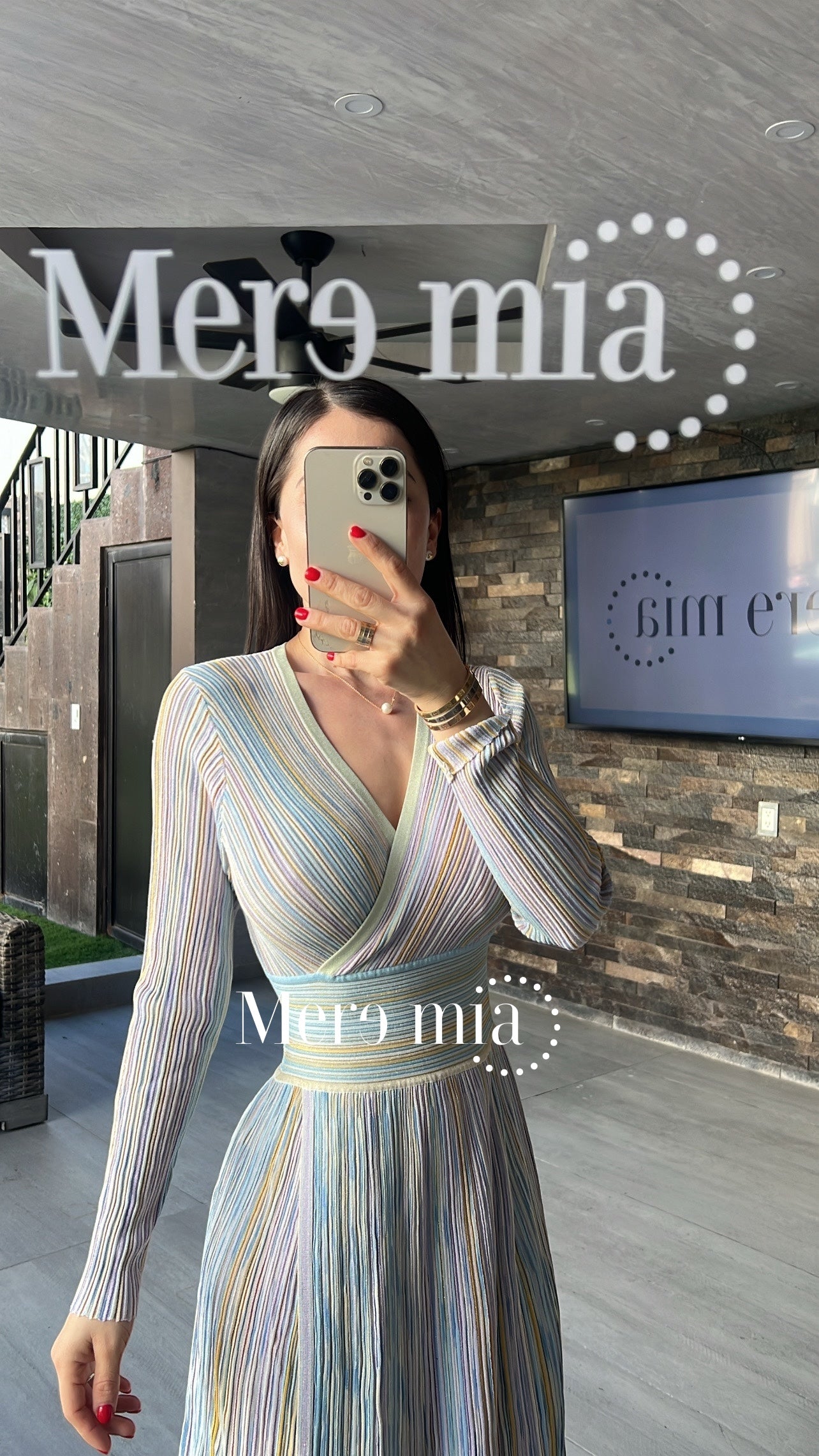 Vestido rayas colores ml