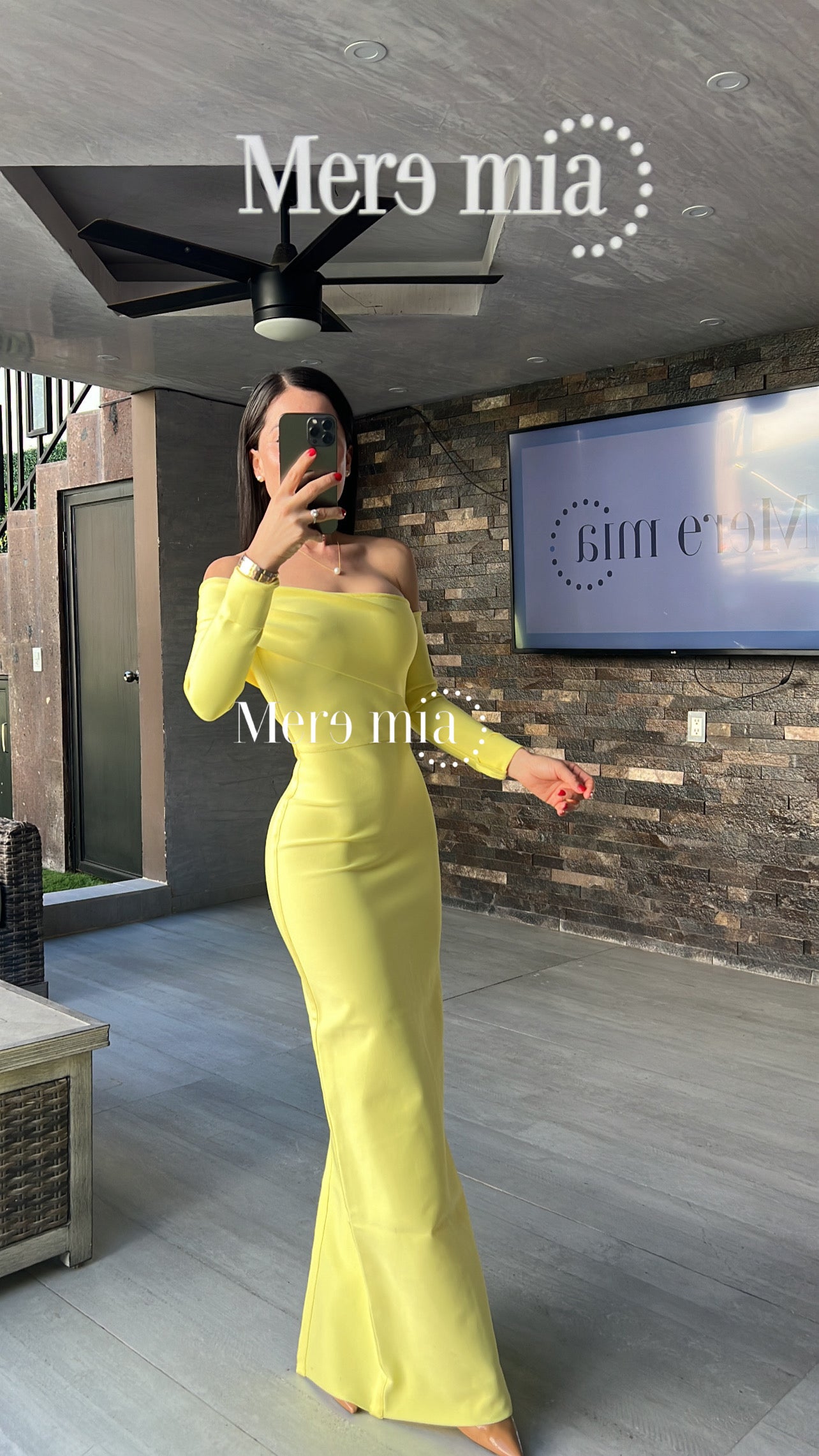 Vestido ml homb liso