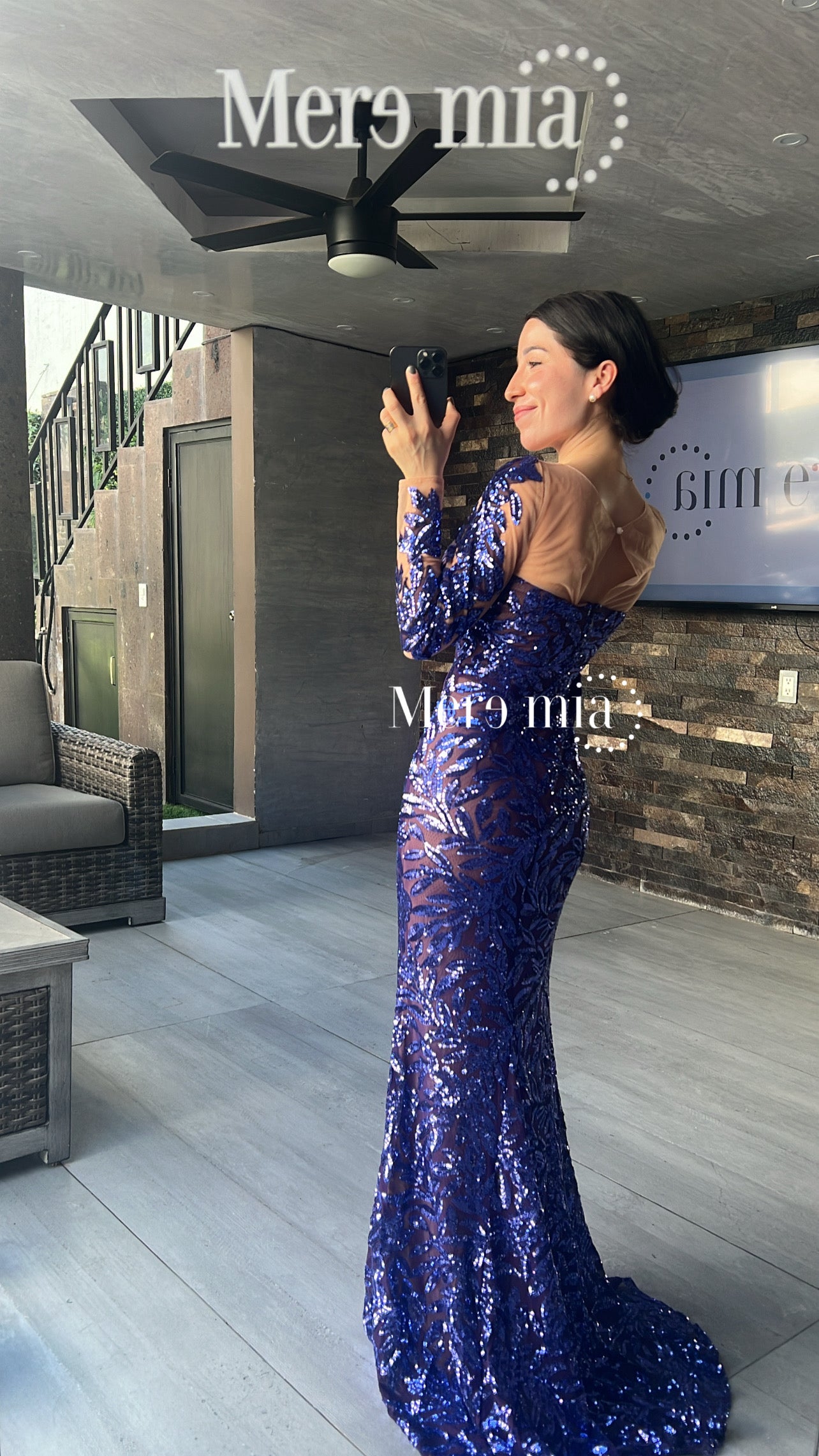 Vestido uva lent