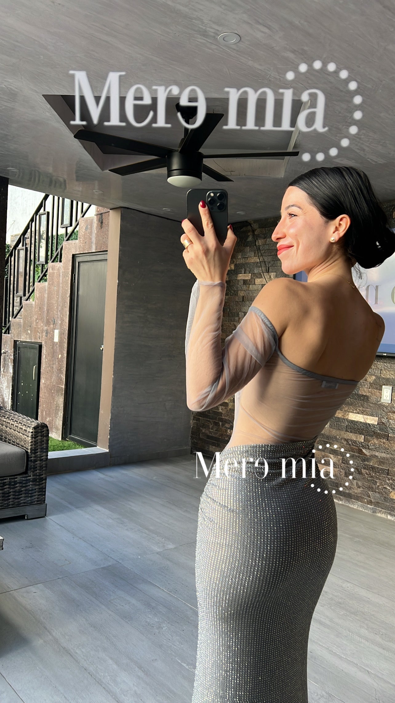 Vestido puntos malla ml