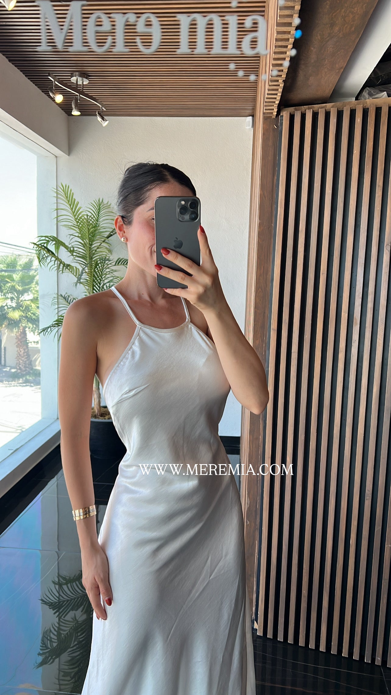 Vestido sat apl espalda