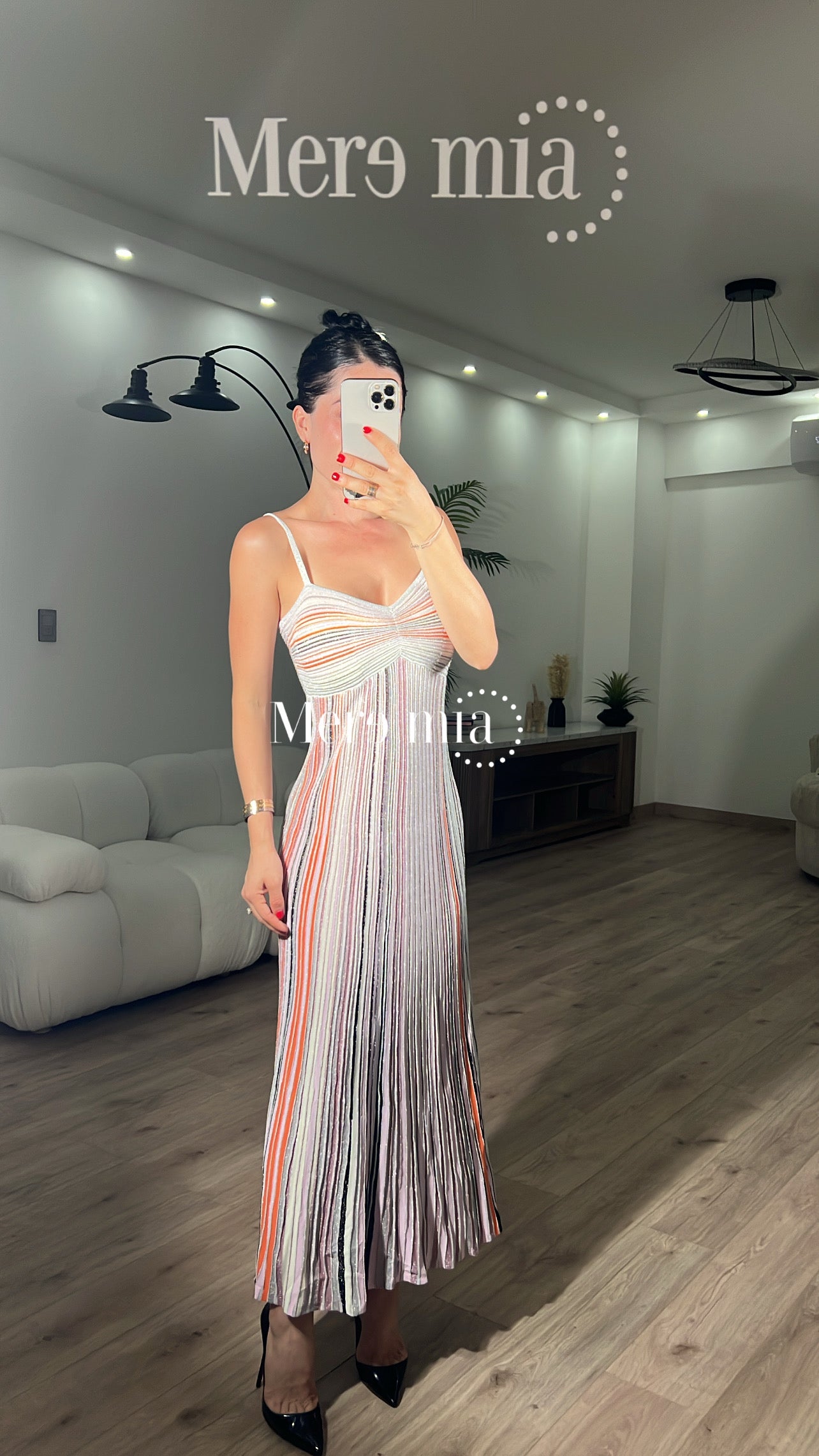 Vestido rayado colores