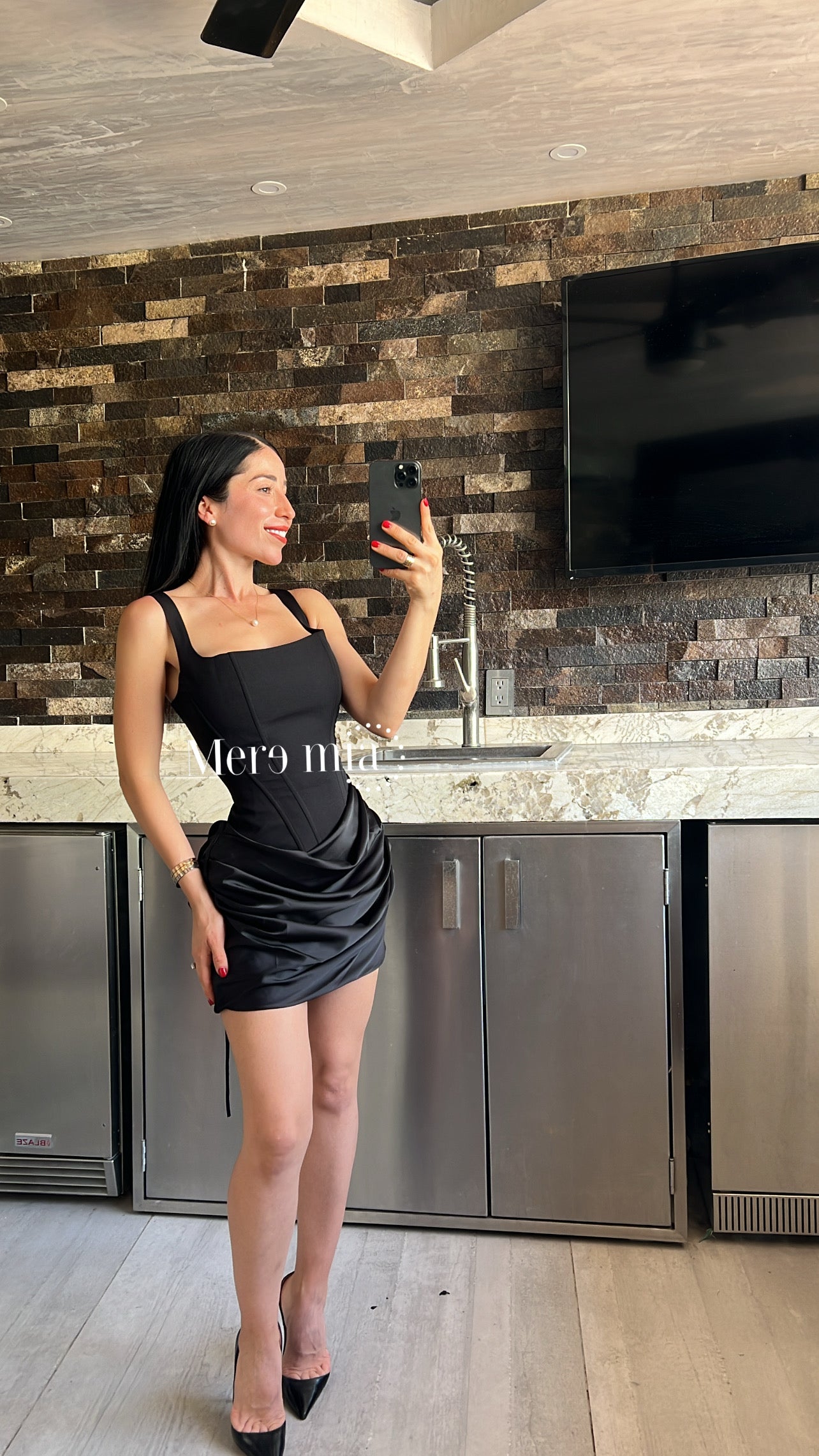 Vestido corset corto sat