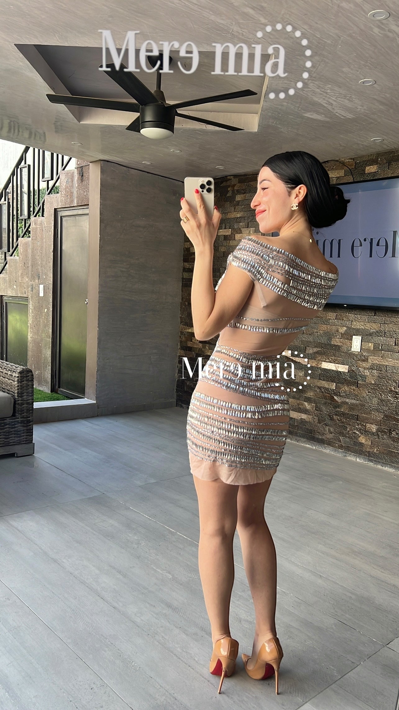 Vestido corto apl